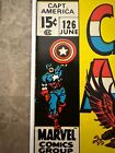 Captain America #126 7.5-8.0 VF- (Marvel Comics 1970) - Presents Well