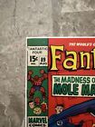 Fantastic Four #89 VG+ 4.5 (1969 Marvel) - Nice looking reader/Popped staple