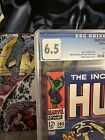 Incredible Hulk #103 CGC 6.5 OW Pages (1968 Marvel Comics)