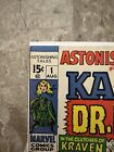 Astonishing Tales #1 FN+ 6.5 (1970 Marvel Comics)