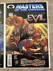 Masters Of The Universe Icons of Evil Beast Man and Mer-Man VF+ (2003 Image)