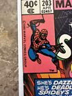 Amazing Spider-Man #203 Newsstand VF- 7.5 (1980 Marvel Comics)