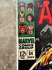 Avengers #34 VG/FN (Marvel Comics 1966) - Solid Copy