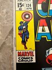 Captain America #124 VF+ 8.5-9.0 (Marvel Comics 1970) - Very high grade