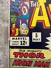 Avengers #5 4.0-4.5 (Marvel Comics 1964) - Solid Copy