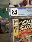 Silver Surfer #18 CGC 9.2 OWTW (1970 Marvel Comics)