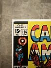 Captain America #126 7.5-8.0 VF- (Marvel Comics 1970) - Presents Well