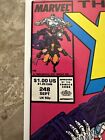 Uncanny X-Men #248 VF/NM (Marvel Comics 1989) - 1st Jim Lee on X-Men