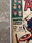 Avengers #44 FN (Marvel Comics 1967) - Solid Copy