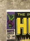 Incredible Hulk #106 (Marvel Comics 1968) - FN