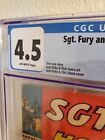 Sgt. Fury #13 CGC 4.5 OW Pages (1964 Marvel Comics) - 1st Fury/Cap Meeting