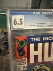 Incredible Hulk #103 6.5, #123 9.4 CGC  (1968 Marvel Comics)