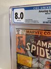 Amazing Spider-Man #210 Newsstand CGC 8.0 WP (1980) - 1st App Madame Web