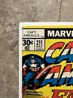 Captain America #211 8.5 VF+ (Marvel Comics 1977)