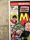 Ms. Marvel #1 VF+ (1977 Marvel Comics)