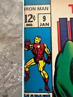 Iron Man #9 FN+ (1968 Marvel Comics) - High Grade but tanning