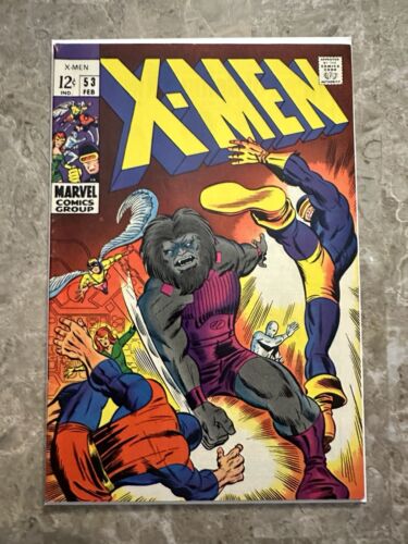 X-Men #53 FN/VF 7.0 (1969 Marvel Comics)