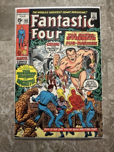 Fantastic Four #102 VF/NM (1970 Marvel Comics)