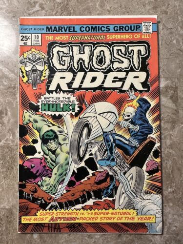 Ghost Rider #10 (1975 Marvel Comics) -FN/VF