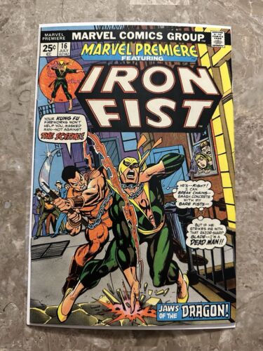 Marvel Premiere #16 VF 8.0 (Marvel 1974) - 2nd Appearance and Origin Iron Fist