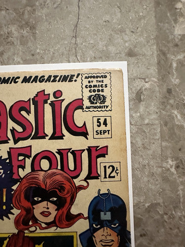 Fantastic Four #54 VG+ 4.5 (1966 Marvel Comics)