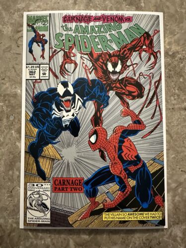 Amazing Spider-Man #362 2nd Print VF/NM 9.0 (1992 Marvel Comics)