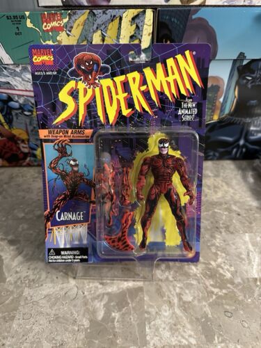 Spider-Man the Animated Series: Carnage 5" Figure (1994 Toy-Biz )