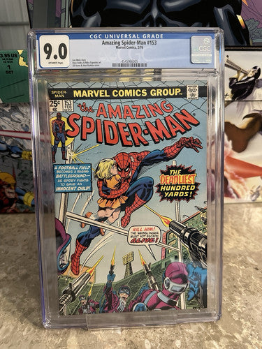 Amazing Spider-Man #153 CGC 9.0 WP (1975 Marvel)