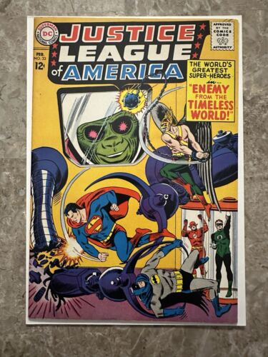 Justice League of America # 33 FN/VF 7.0 (DC Comics 1964) - Glossy, Solid Copy