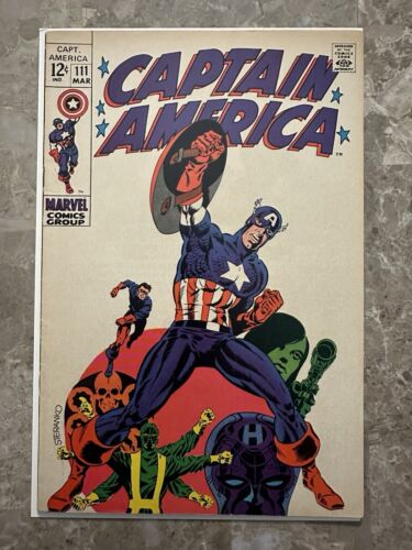 Captain America #111 FN/VF (Marvel Comics 1969) - Solid Copy