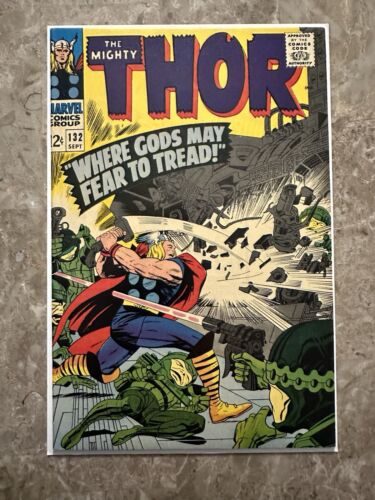 Thor #132 VF+ 8.5 (1966 Marvel Comics) - Gorgeous Copy