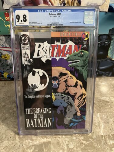 Batman #497 CGC 9.8 WP (1993 DC Comics)