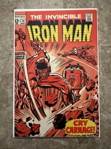 Iron Man #13 FN/VF 7.0 (1969 Marvel Comics) - Presents VF