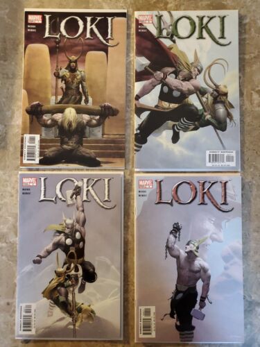 Loki 1 st Series Marvel Comics complete set 1 2 3 4 - VF+ to NM - Lot of 4