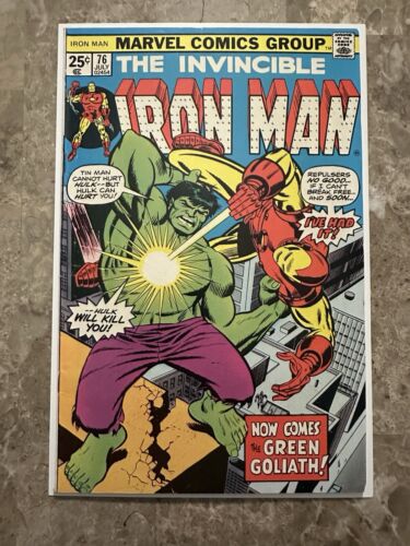 Iron Man #76 FN+ 6.5 (1975 Marvel Comics) - Solid Copy