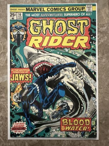 Ghost Rider #16 FN+ 6.5 (1976 Marvel Comics)