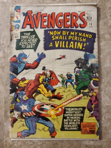 Vintage Avengers #15 (1st Series Marvel Comics 1965) - Low Grade