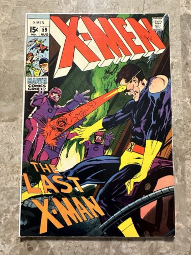 X-Men #59 FN- (1969 Marvel Comics)