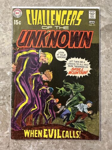 Challengers of the Unknown #71 (DC Comics January 1970) - FN-