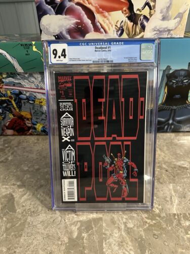 Deadpool the Circle Chase #1 CGC 9.4 WP (1993 Marvel Comics) - Brand New Case