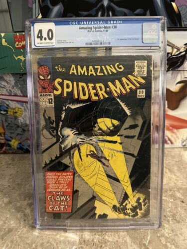 Amazing Spider-Man #30 CGC 4.0 (Marvel Comics 1965) - 1st Appearance Cat Burglar