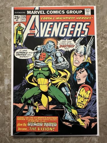 Avengers #135 VF+ 8.5 (Marvel Comics 1975)