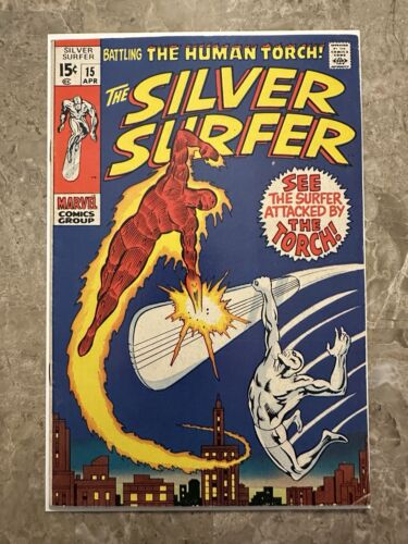 Silver Surfer #15 VF- (1970 Marvel Comics)