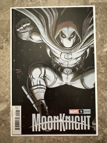 Moon Knight #5 1:25 Adams NM 9.4 (Marvel 2021)