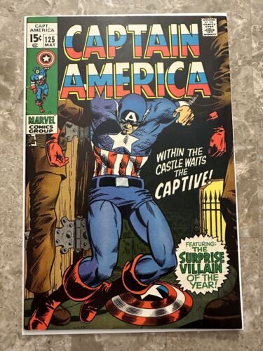 Captain America #125 VF (Marvel Comics 1970) - Nice high grade