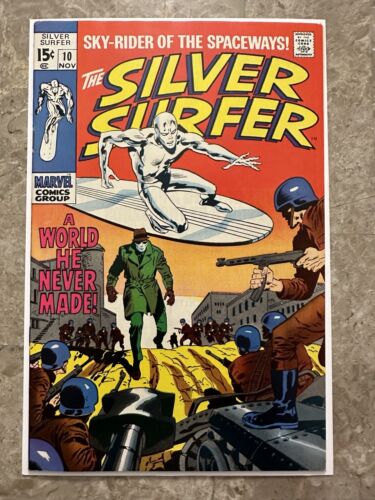 Silver Surfer #10 VF+ (1969 Marvel Comics)