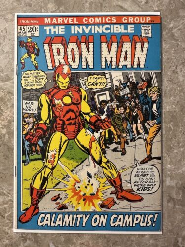 Iron Man #45 (1972 Marvel Comics) - VF-