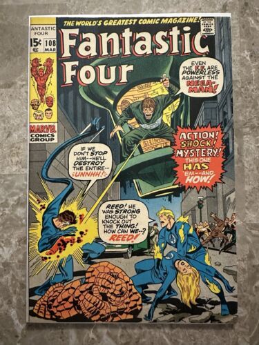 Fantastic Four #108 VF- 7.5 (1971 Marvel Comics)