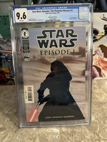 Star Wars Episode 1 The Phantom Menace #3 CGC 9.6 WP (1999 Dark Horse)