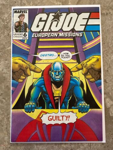 GI Joe European Missions #6 9.4-9.8 (1988 Marvel Comics) - High Grade